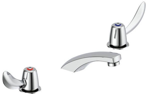 Commercial 23C1 23C342 Two Handle Widespread Bathroom Faucet - Less Pop-Up
