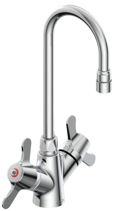 Commercial 25C3 25C3827 Two Handle Single Shank Mixing Faucet