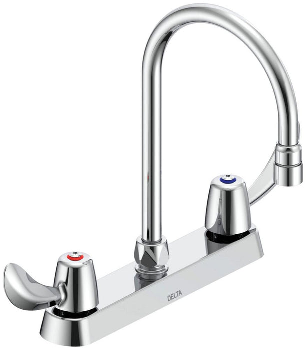 Delta Commercial 26C3:26C3952 8" Cast Deck Mount Faucet