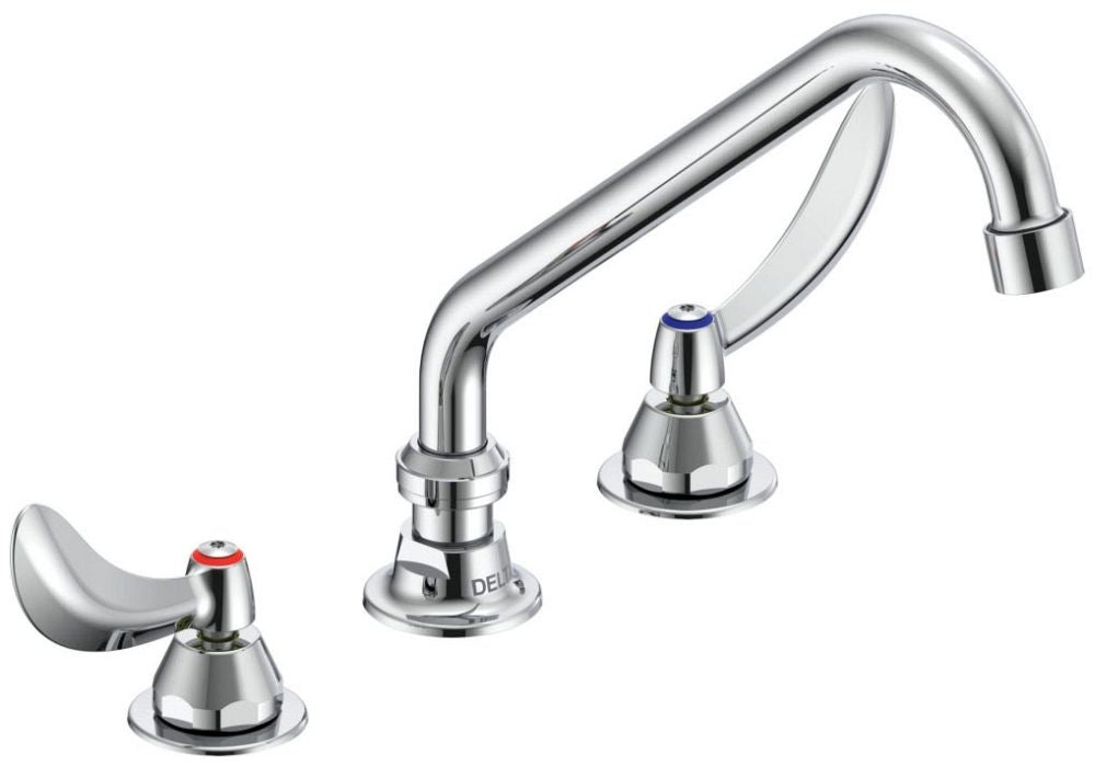 Delta Commercial 27C1 / 27C2:27C2244 Two Handle 8" Below Deck Mount Faucet