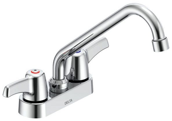 Delta Commercial 27C4 / 27C5 / 27C6:27C4233 Two Handle 4" Deck Mount Faucet