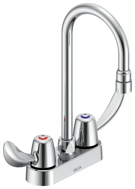 Delta Commercial 27C4 / 27C5 / 27C6:27C4852 Two Handle 4" Deck Mount Faucet