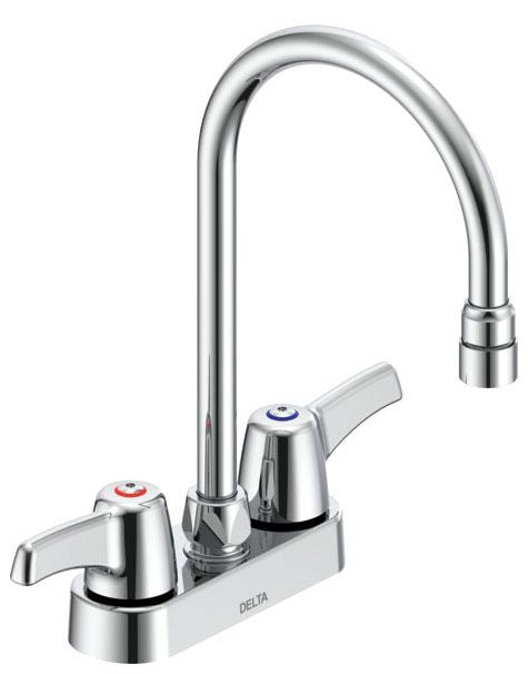 Delta Commercial 27C4 / 27C5 / 27C6:27C4923 Two Handle 4" Deck Mount Faucet