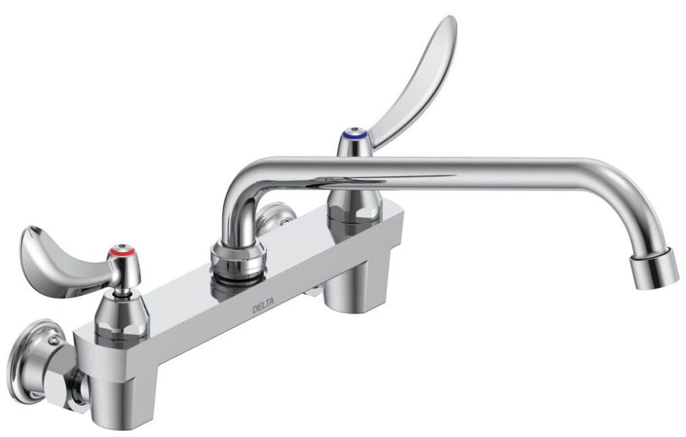 Delta Commercial 28C3 / 28C4 / 28C6:28C4424 Two Handle 8" Wall Mount Service Sink Faucet