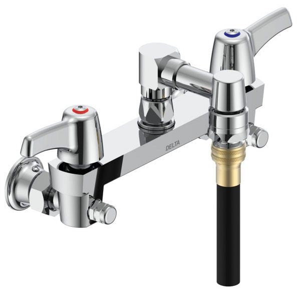 Delta Commercial 28C8:28C8073 Two Handle 8" Wall Mount Service Sink Faucet