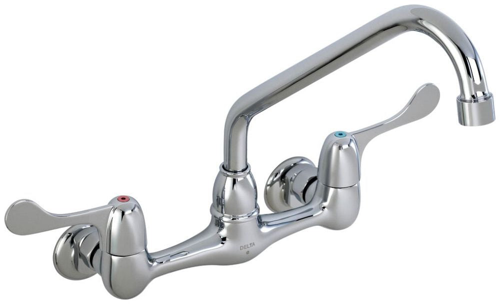 Delta Commercial 28P4:28P4202LF Two Handle 8" Wall Mount Service Sink Faucet