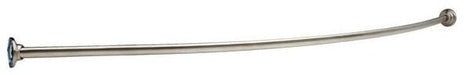 Delta 42206 1" x 6' Curved Shower Rod with Brackets, 6" Bow
