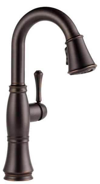 Delta Cassidy: Single Handle Pulldown Bar/Prep Faucet