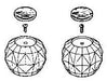 Delta H81 Clear Knob Handle Kit