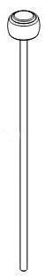 Delta Woodhurst RP100141PC Lift Rod & Finial