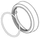 Brizo Levoir RP100209BNX Escutcheon Assembly