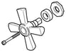 Brizo Rook RP100341NK Pressure Balance Valve Cross Handle