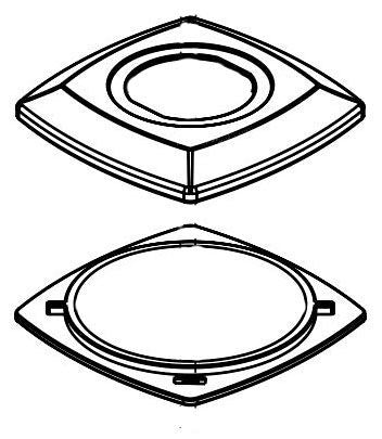 Delta Vesna RP100350BL Flange and Gasket