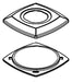 Delta Vesna RP100350BL Flange and Gasket
