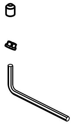 Delta Stryke RP100376 Screw & Button - 1O FM Tub Filler/ 14S
