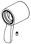 Delta Stryke:RP100379 Handle - 1L Volume 17T Shower / 27T Div