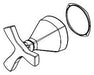 Delta Stryke RP100412BL Handle - 2O Wall-Mount Bath Faucet