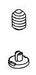 Brizo Levoir RP100427BNX Set Screw and Button