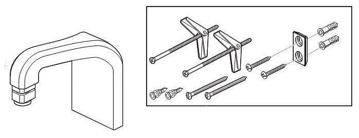Brizo Levoir RP100437BNX Bracket - Slidebar