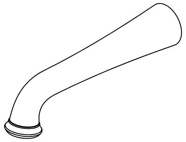 Delta Cassidy RP100463SS Spout - Wall-Mount Tub Filler
