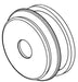 Delta Cassidy RP100466SS Spout Flange & Gasket - WM Tub Filler