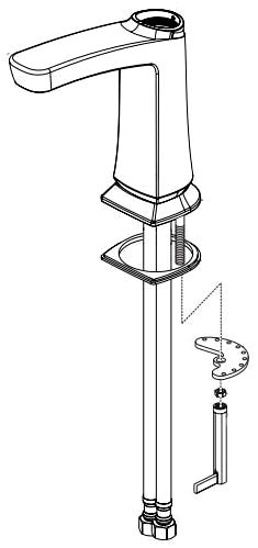 Delta Vesna RP100477 Flange and Gasket 1 Hole