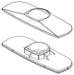 Delta Vesna RP100480SP Escutcheon and Baseplate