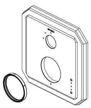 Brizo Virage RP100618RB Pressure Balance with 3F Diverter Escutcheon