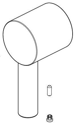 Brizo Odin RP100648BL Pressure Balance with Diverter - Valve Handle