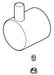 Brizo Odin RP100649BL Valve with Diverter - Diverter Handle