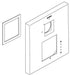 Brizo Siderna RP100652BL Pressure Balance with 3F Diverter Escutcheon