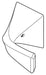 Brizo Virage RP100662BN Wall Mount Tub Filler Handle - Cold