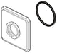 Brizo Virage RP100663BN Wall Mount Tub Filler Handle Base
