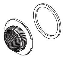 Delta RP100707 Handle Flange and Gasket - Wall Mount Bath (Pair)
