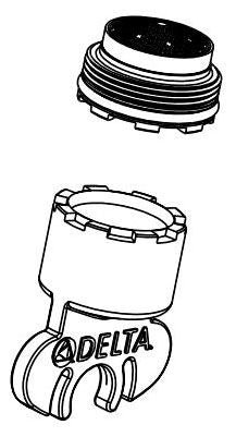 Delta RP100710 Set Screw, Cover and Wrench - Wall Mount Bath Spout