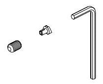 Delta RP100719 Set Screw, Cover & Wrench - Roman Tub Spout
