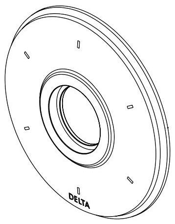 Delta RP100733 Diverter Escutcheon - 6 Setting
