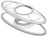 Delta Broadmoor RP100819BL Escutcheon Assembly