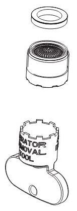 Delta RP100866 1.2 GPM Faucet Aerator