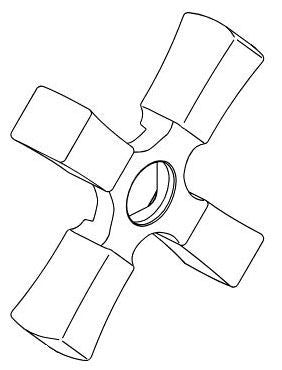 Delta Dorval RP100893 Cross Handle Blade