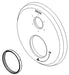 Delta Galeon RP100948PCPR 27T 6F Int Diverter Escutcheon