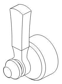 Delta Dorval RP100950 Handle With Set Screw