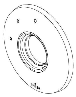 Delta Dorval RP100952 3 Function Escutcheon