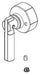 Brizo Invari RP101147PN Thermostatic Temp Handle Assembly