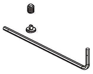 Brizo Invari RP101150PG Set Screw, Button & Wrench