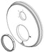 Brizo Invari RP101157GL Pressure Balance Valve with 3-Function Diverter Escutcheon and Seal