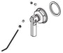 Brizo Invari RP101159GL Slide Bar Shower Arm Handle Assembly