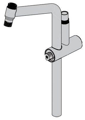 Brizo Essential Shower RP101160BL Slide Bar Shower Arm