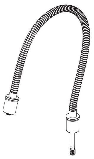 Brizo Invari RP101163GL Slide Bar Shower Arm Hose Assembly
