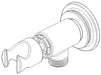 Brizo Invari RP101167GL Wall Mount Handshower Assembly